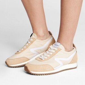 Rag & Bone Retro Runner Sneaker ecru tan EU 39 US 9